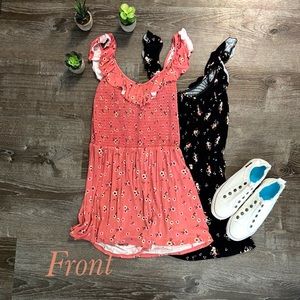 Blush Pink Flower Print Romper